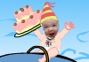 Beach Baby Birthday Card
