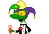 Gecko Mardi Gras e-card