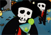 Dia de los Muertos Mariachi Skeletons