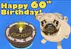Talking 60th Birthday Pug