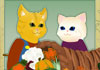 Country Cat Thanksgiving