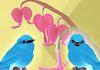 Bluebirds Valentine for Daughter