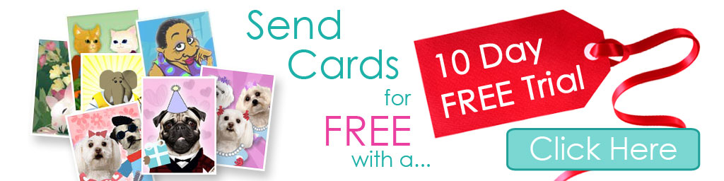 Start your Doozycards membership with Free eCards in a 10 Day Free Trial