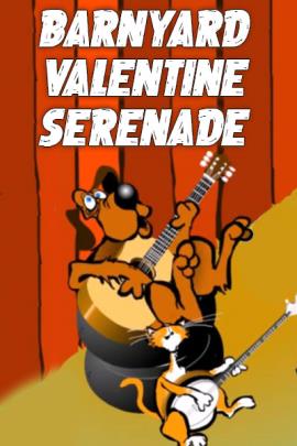 A hound dog plays guitar and sings a song.