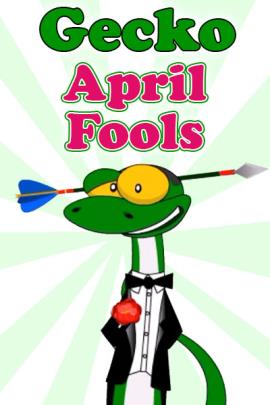 Gecko April Fools ecard