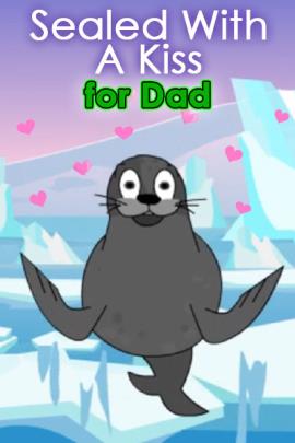 A seal looks happily at the viewer.