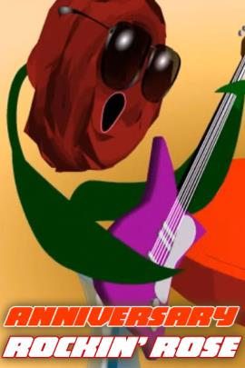 Anniversary Rockin' Rose ecard