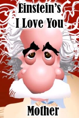 A cartoon Albert Einstein. 