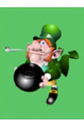 A leprechaun carries an empty pot, waiting for the viewer to drop some gold coins into it.