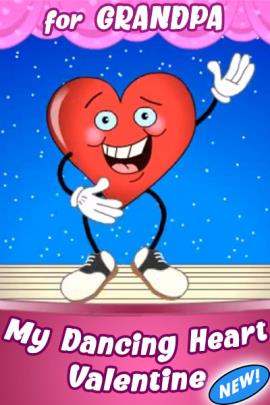 My Dancing Heart Valentine for Grandpa