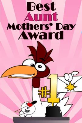 Best Aunt Award Mother's Day