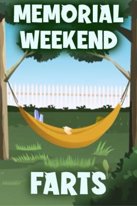 A person rests in a hammock. The only things visible are their feet, their hair, and their hand hanging over the side of the hammock.