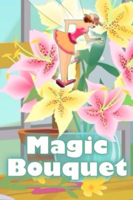 In the thumbnail image for this free Mother's Day greeting, a tiny fairy looks over a bouquet of colorful flowers. 