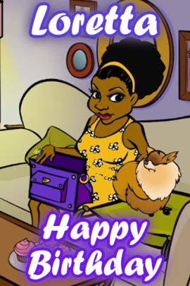 Loretta Happy Birthday - voiced by Dionne Warwick