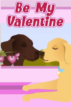 Two Labrador Retrievers sweetly touch noses.