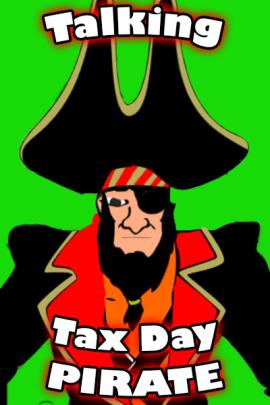 Talking Tax Day Pirate (Personalize)