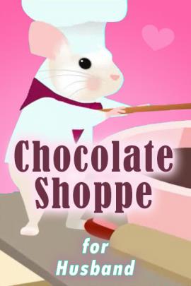 A cute white mouse in a chef's hat and jacket stirs a bowl of chocolate cake batter.