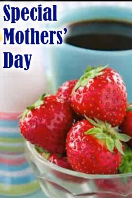 A closeup view of a bowl of plump, ripe strawberries fills the thumbnail image for this traditional Mother's Day ecard.