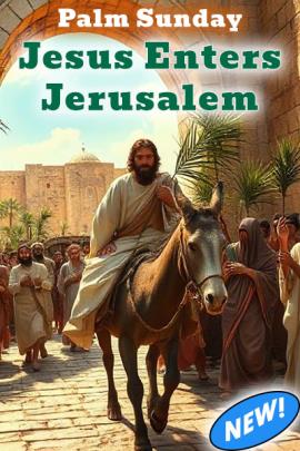 Palm Sunday Jesus Enters Jerusalem