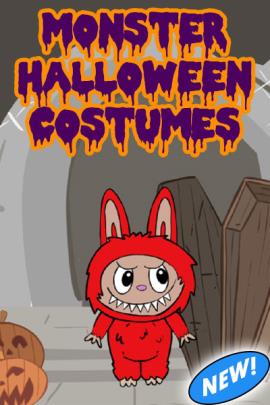Monster Halloween Costumes eCards