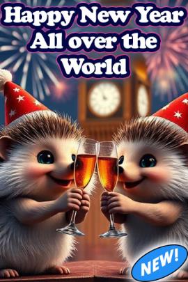 Happy New Year all over the World eCard