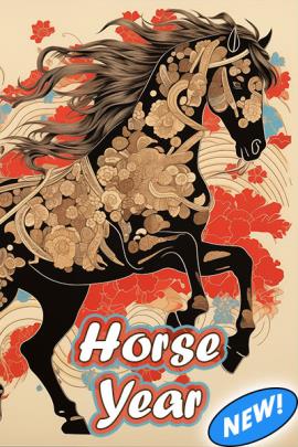 Horse Year ecard
