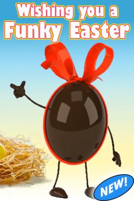 Wishing you a Funky Easter ecard