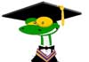 In the still image for this cute graduation ecard a green gecko wearing a cap and gown, and smiling at the viewer.  