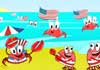 Patriotic Crab Party