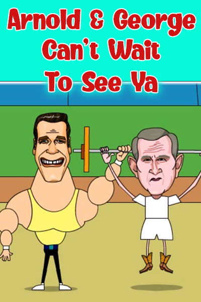 Arnold & George Can't Wait to See Ya ecard