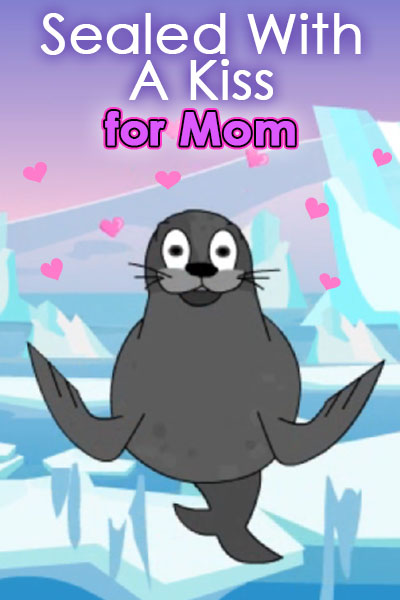 The thumbnail for this cute ecard is a seal who is looking happily at the viewer.