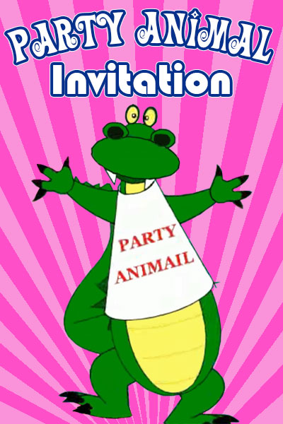 Party Animal Invitation