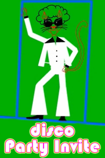 Disco Party Invite