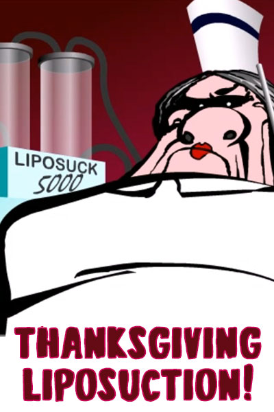 Thanksgiving Liposuction e-card
