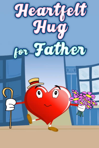 Heartfelt Hug for Father