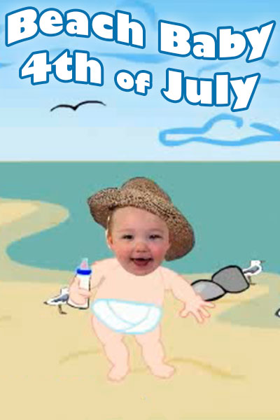 Beach Baby 4th of July