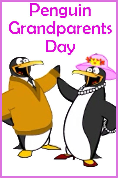 Penguin Grandparents' Day e-card