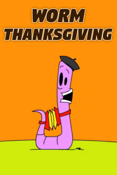 Worm Thanksgiving e-card
