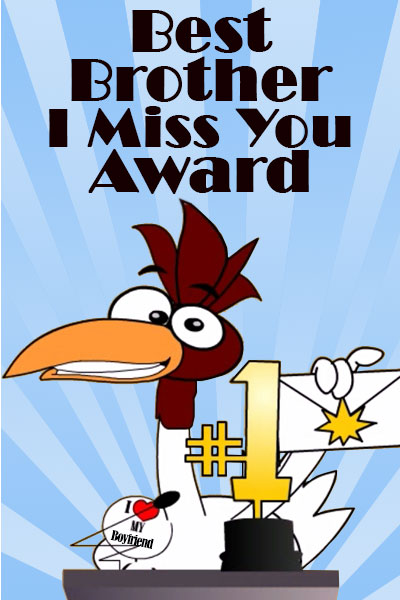 Best Brother I miss You e-card