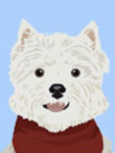 Talking Winter Terrier (Personalize)