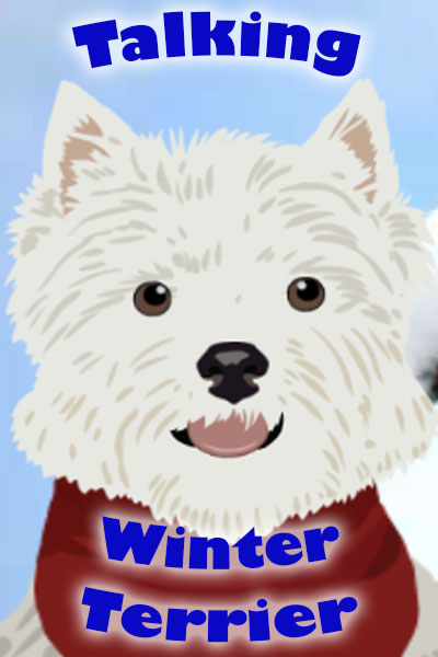 Talking Winter Terrier (Personalize)