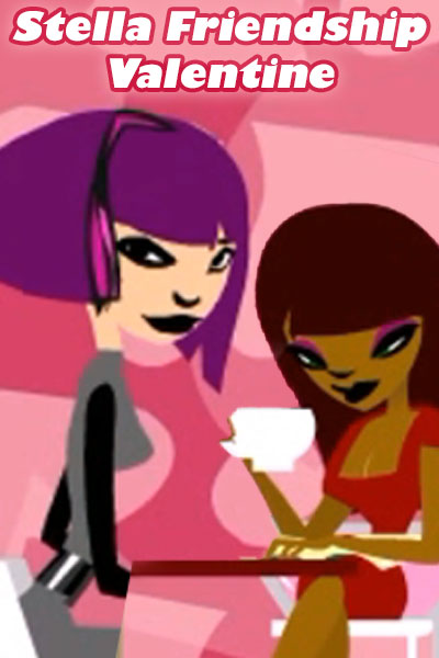 Two sassy, fashionable women having coffee together at a cafe.