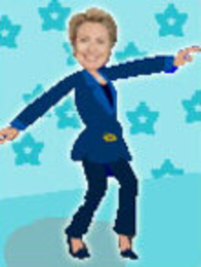 Hillary's Election Dance ecard