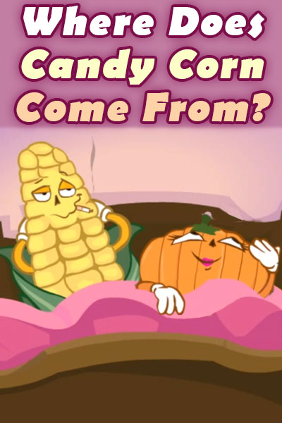 An ear of corn, and a pumpkin are in bed together. The corn leans back against the headboard, smoking a cigarette. The pumpkin dabs at her forehead, and look at the ceiling in satisfaction.