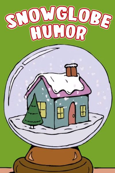  A Rubes by Leigh Ruben cartoon. A snowglobe with a cozy little house inside. 