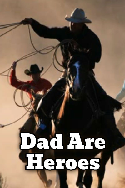 Dads are Heroes card