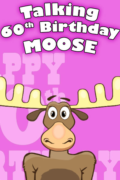 A cartoon moose.