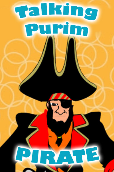 Talking Purim Pirate (Personalize)