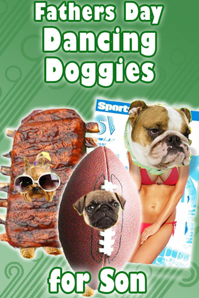 Father's Day Dancing Doggies for Son