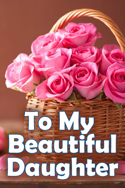 This beautiful ecard thumbnail features a bouquet of pink roses, in a wicker basket.